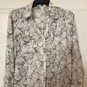 Express Portofino Skull Blouse
